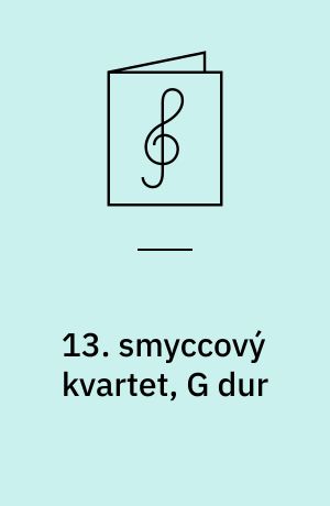 13. smyccový kvartet, G dur : op. 106