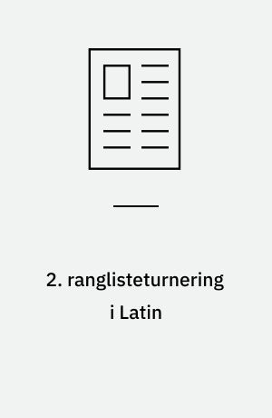 2. ranglisteturnering i Latin
