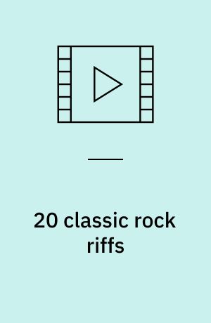 20 classic rock riffs (Stor skrift)