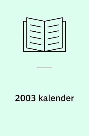 2003 kalender