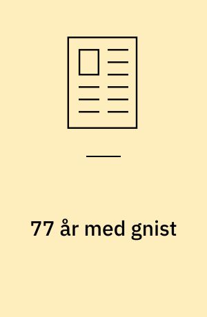 77 år med gnist : starten på Jydsk Sektion