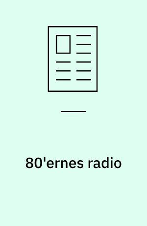80'ernes radio