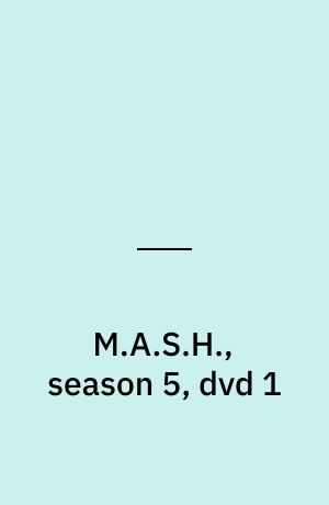 M.A.S.H., season 5, dvd 1