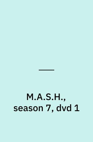 M.A.S.H., season 7, dvd 1