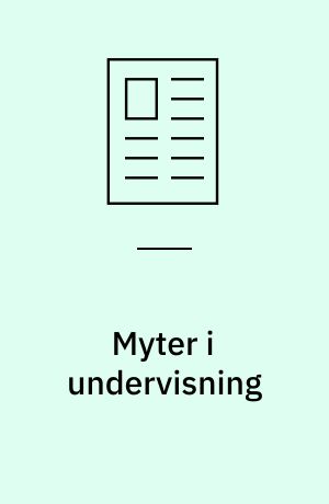 Myter i undervisning