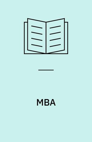 MBA : økonomistyring : artikel og casesamling