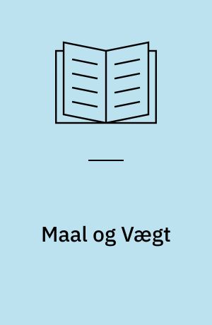 Maal og Vægt