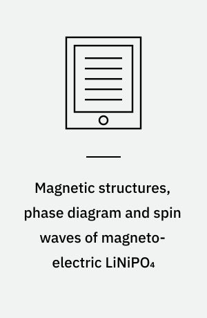 Magnetic structures, phase diagram and spin waves of magneto-electric LiNiPO₄