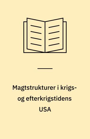 Magtstrukturer i krigs- og efterkrigstidens USA : en tekstsociologisk analyse af Mickey Spillanes romaner