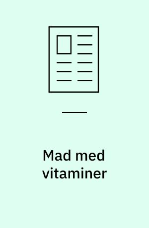 Mad med vitaminer
