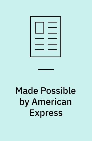 Made Possible by American Express : det kinesiska kulturarvet som kurs och resurs i moderniseringen