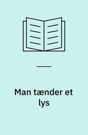 Man tænder et lys
