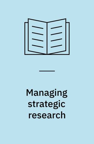 Managing strategic research : an empirical analysis of science-industry collaboration in a pharmaceutical company