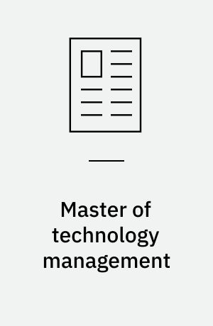 Master of technology management