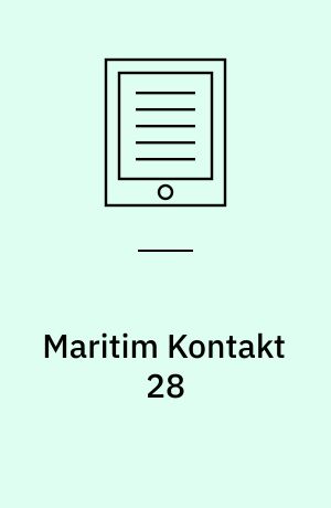 Maritim Kontakt 28 : Skibsbyggeri og søfart i renæssancen