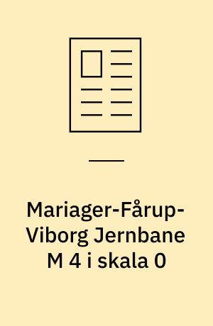 Mariager-Fårup-Viborg Jernbane M 4 i skala 0