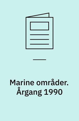 Marine områder : status over miljøtilstanden : NOVA 2003. Årgang 1990