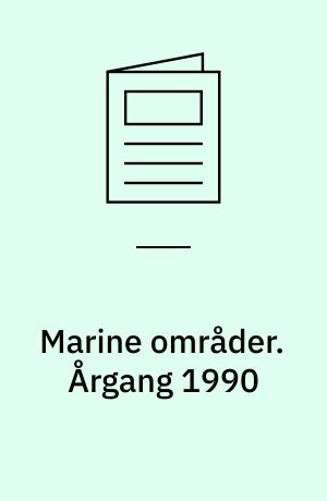 Marine områder : status over miljøtilstanden : NOVA 2003. Årgang 1990