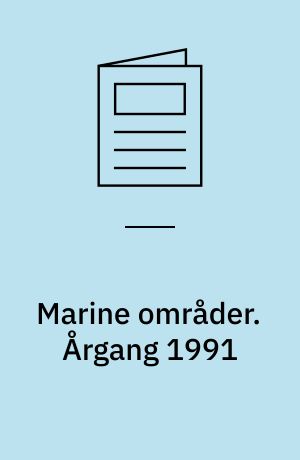 Marine områder : status over miljøtilstanden : NOVA 2003. Årgang 1991