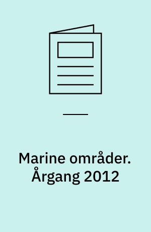 Marine områder : NOVANA. Årgang 2012
