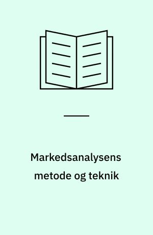 Markedsanalysens metode og teknik