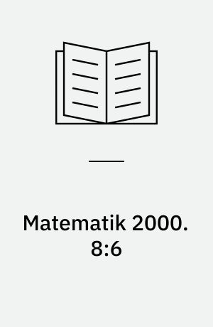 Matematik 2000 : aktivitetshæfte. 8:6 : Statistik og sandsynlighed. - 42 s.