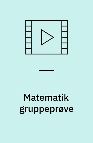 Matematik gruppeprøve