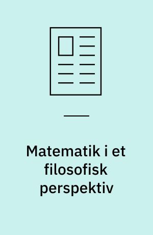 Matematik i et filosofisk perspektiv