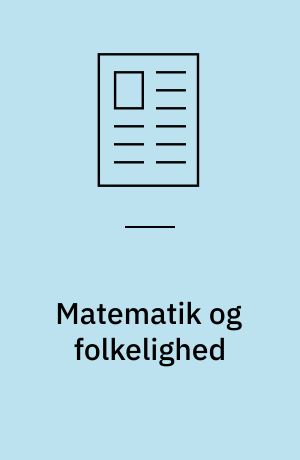 Matematik og folkelighed