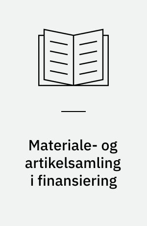 Materiale- og artikelsamling i finansiering