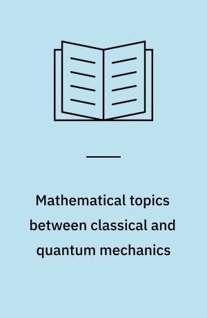 Mathematical topics between classical and quantum mechanics