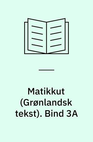 Matikkut. Bind 3A