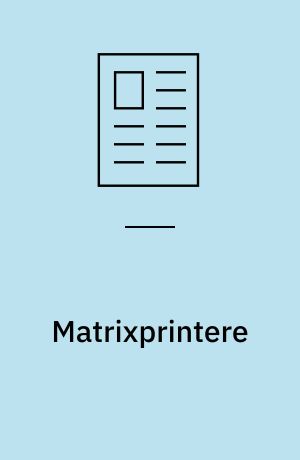 Matrixprintere