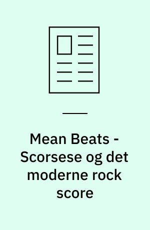 Mean Beats - Scorsese og det moderne rock score