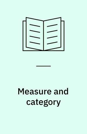 Measure and category : a survey of the analogies between topological and measure spaces