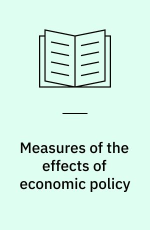 Measures of the effects of economic policy