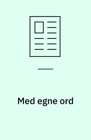 Med egne ord