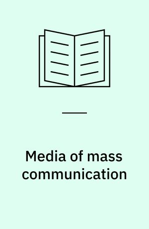 Media of mass communication