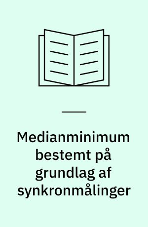 Medianminimum bestemt på grundlag af synkronmålinger