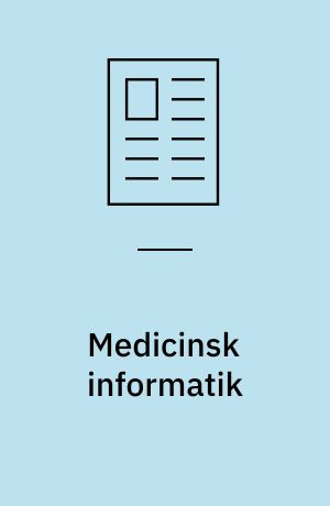 Medicinsk informatik : europæisk standard for udveksling af data ved brug af computerstøttet elektrokardiografi