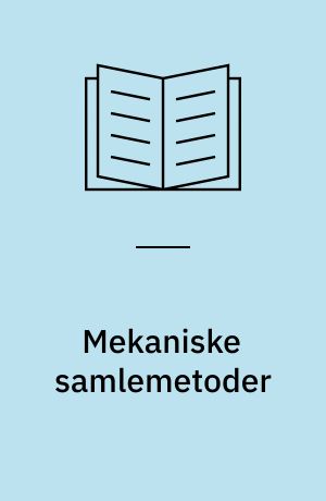 Mekaniske samlemetoder : Undersøgelse af modstandsdygtighed mod vibration : omfatter 13 varianter af bl. a. 3mm nitte- og låsede skrueforbindelser