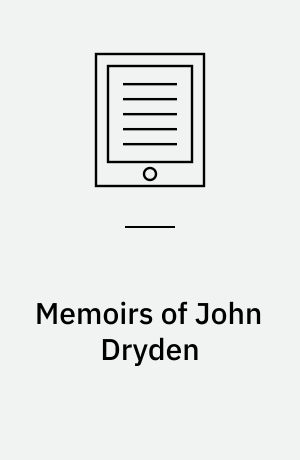 Memoirs of John Dryden