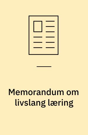 Memorandum om livslang læring