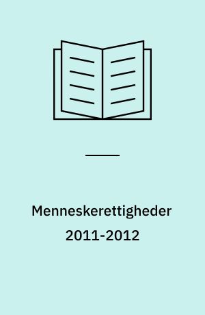 Menneskerettigheder 2011-2012