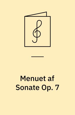 Menuet af Sonate Op. 7