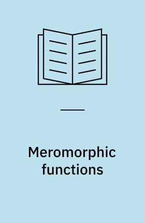 Meromorphic functions