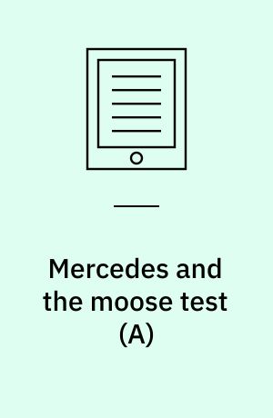Mercedes and the moose test (A)