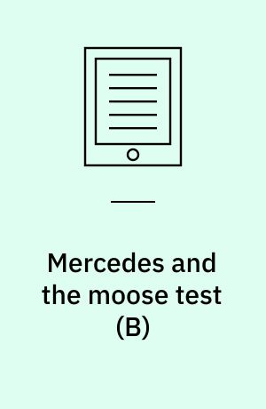 Mercedes and the moose test (B)
