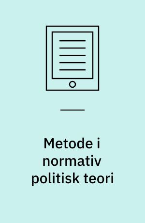 Metode i normativ politisk teori