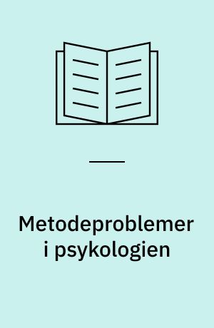 Metodeproblemer i psykologien